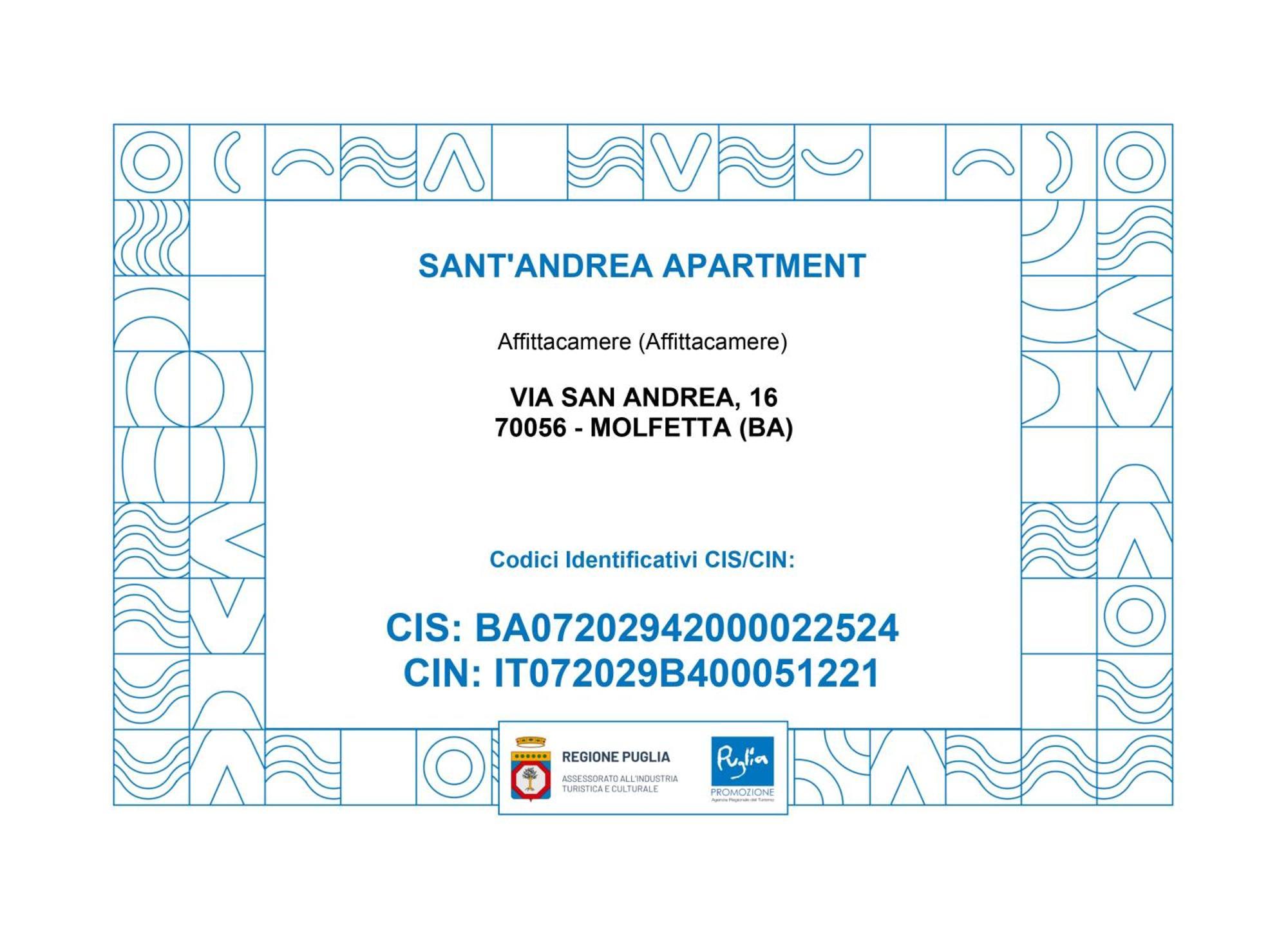 Sant'Andrea Apartment Molfetta Eksteriør billede